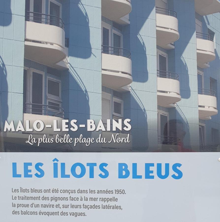 Studio Vue Mer Au Coeur De Malo Les Bains Pieds Dans L Eau Dunkirk Kültér fotó